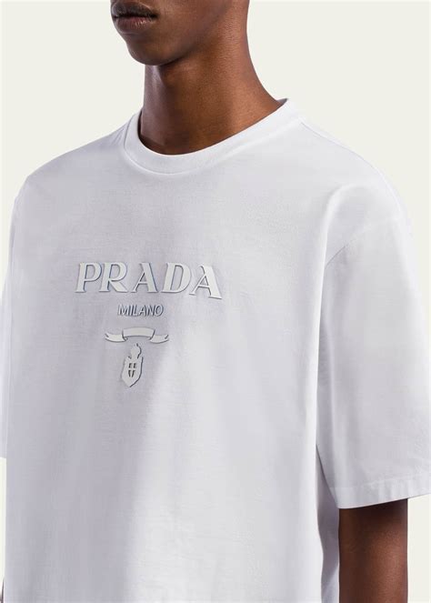 prada graphic tee|Mens Prada T.